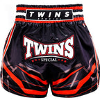 Twins Special TTBL Racing Zwart/Rood Muay Thai Shorts