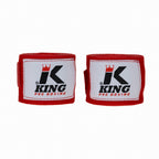 King Pro Boxing Bandages 460cm Rood