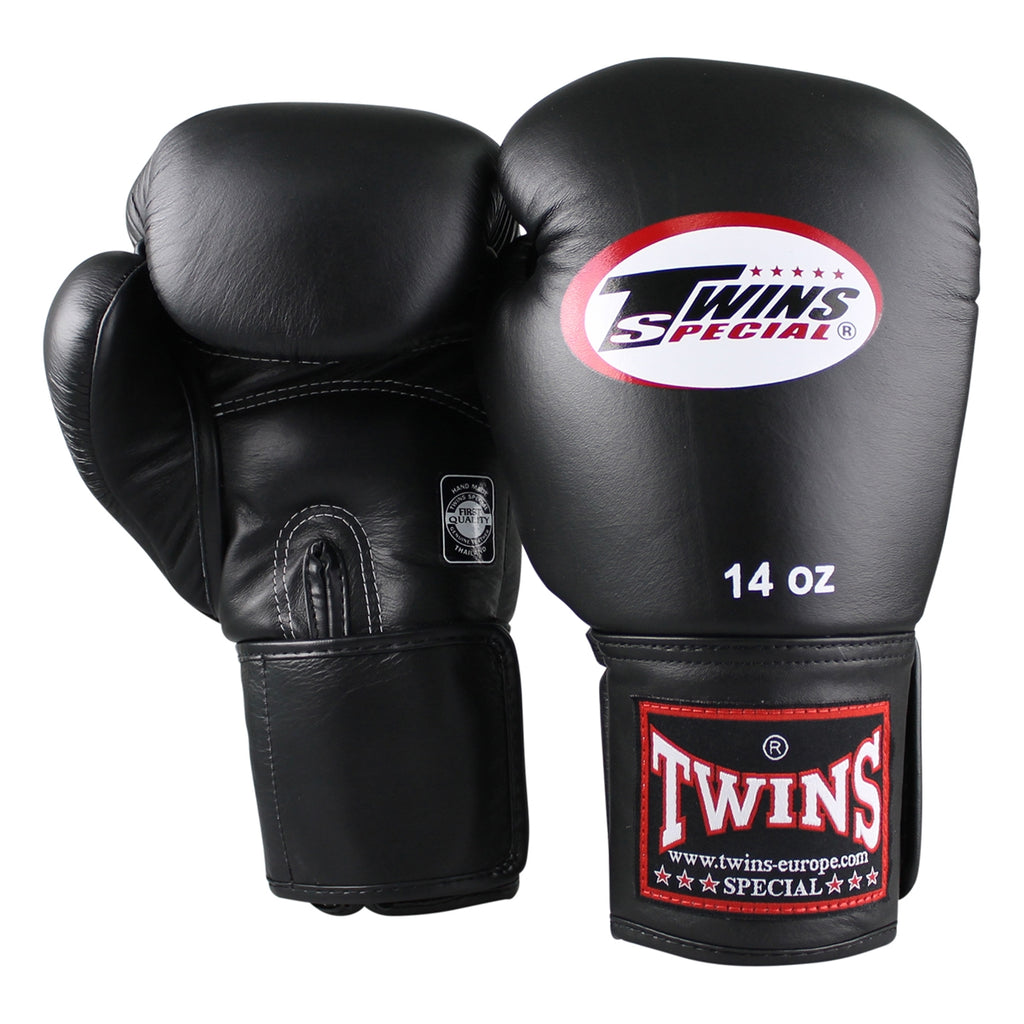 Twins BGVF velcro bokshandschoenen — zwart