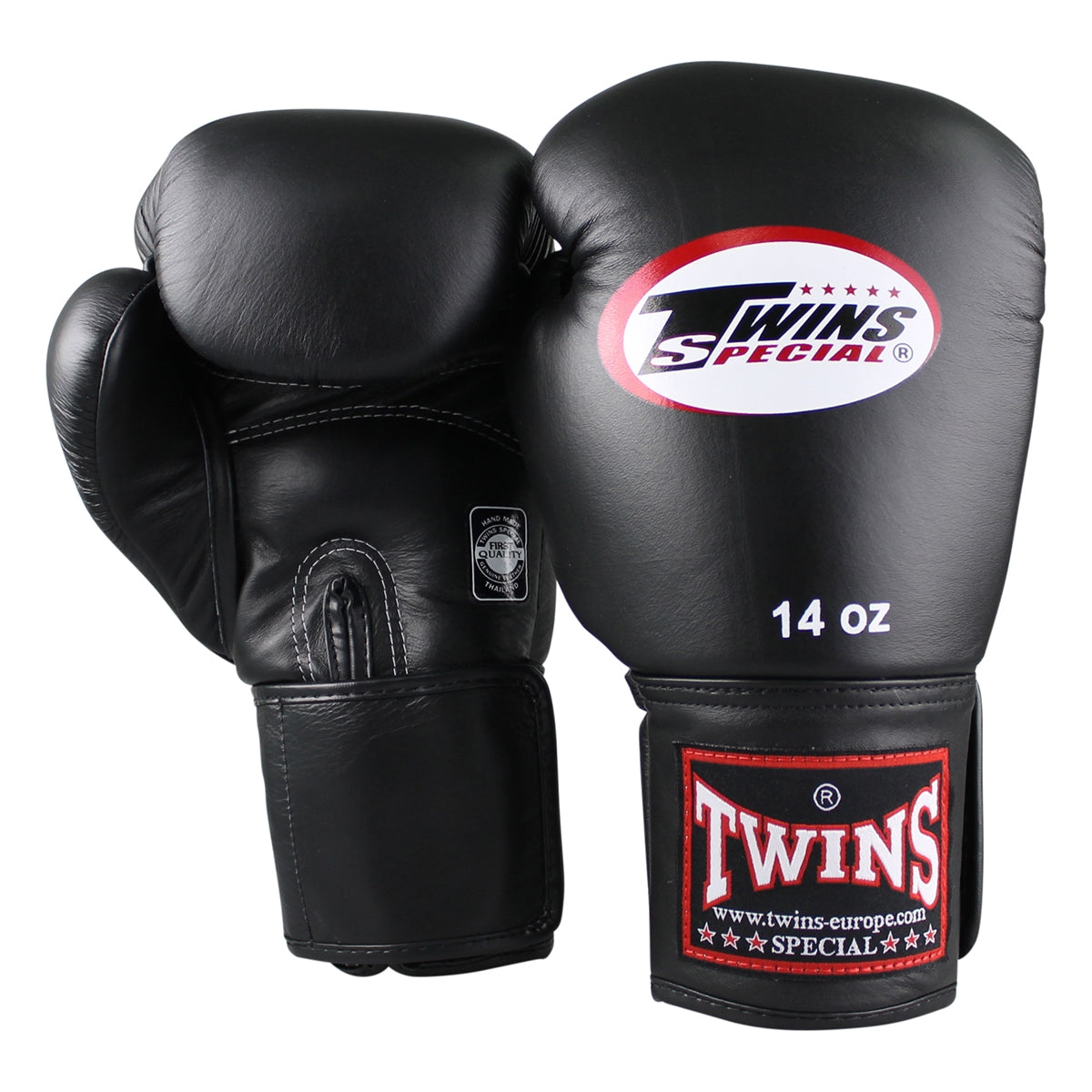 Twins BGVF velcro bokshandschoenen — zwart