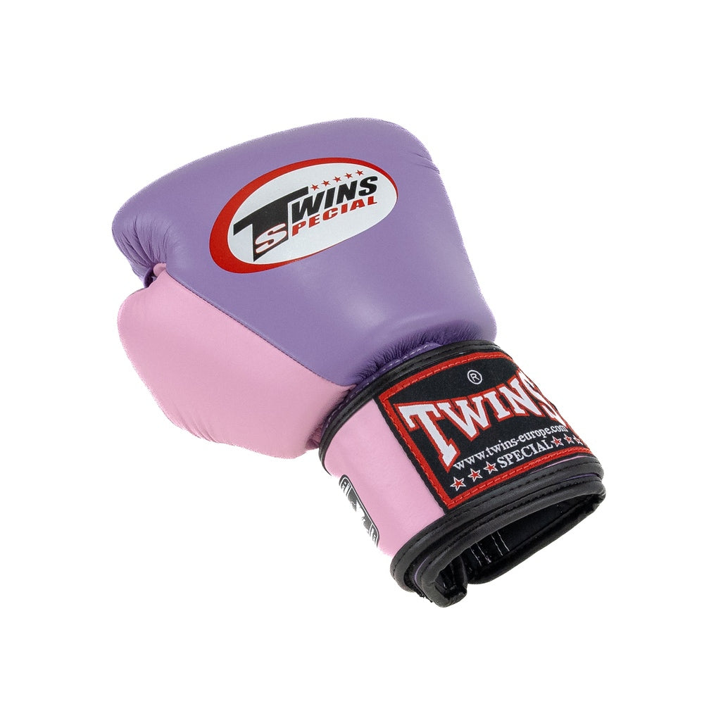 Twins BGVL3 2-tone bokshandschoenen — paars/roze