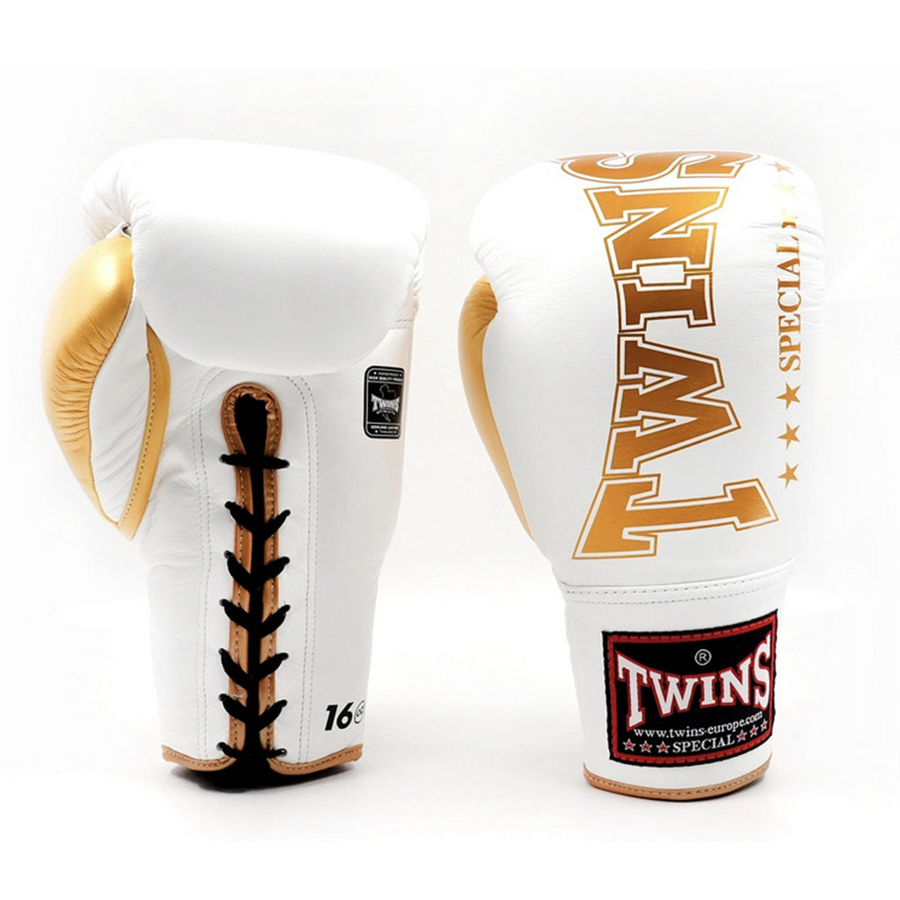 Twins BGLL8 laced bokshandschoenen — wit
