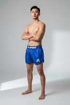 King Pro Boxing Classic Cobalt Blauw Muay Thai Short