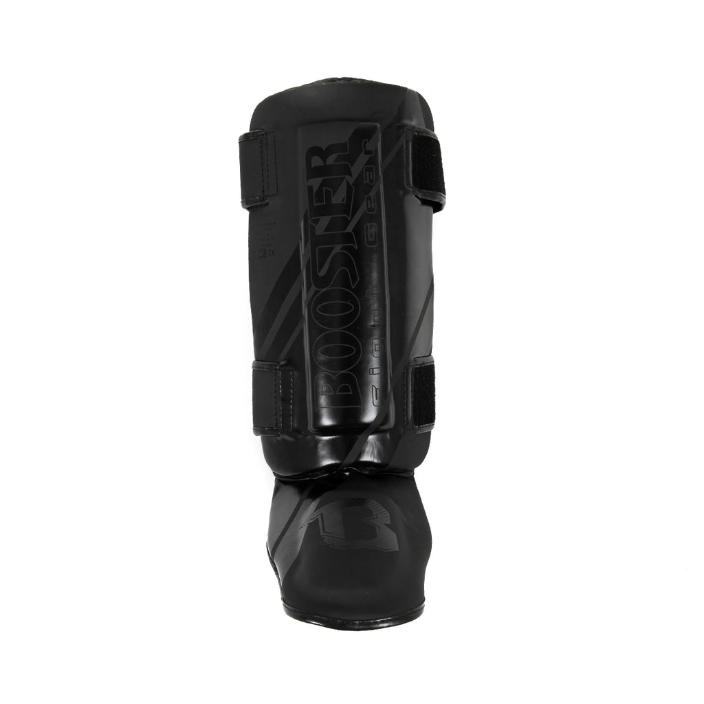 Booster Thai Striker v2 scheenbeschermers — zwart