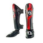 Booster BSG v9 scheenbeschermers — zwart/rood