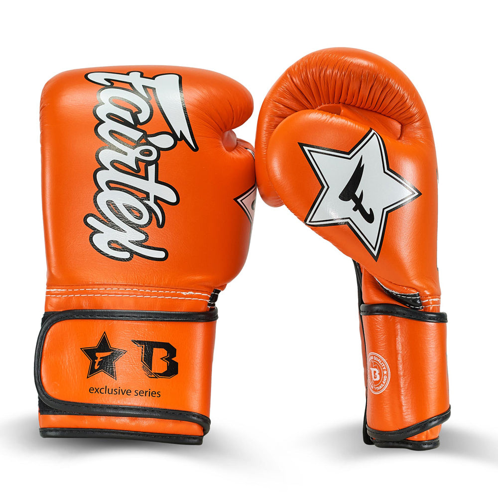 Fairtex x Booster v2 bokshandschoenen — oranje