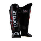 Booster War scheenbeschermers — zwart/rood