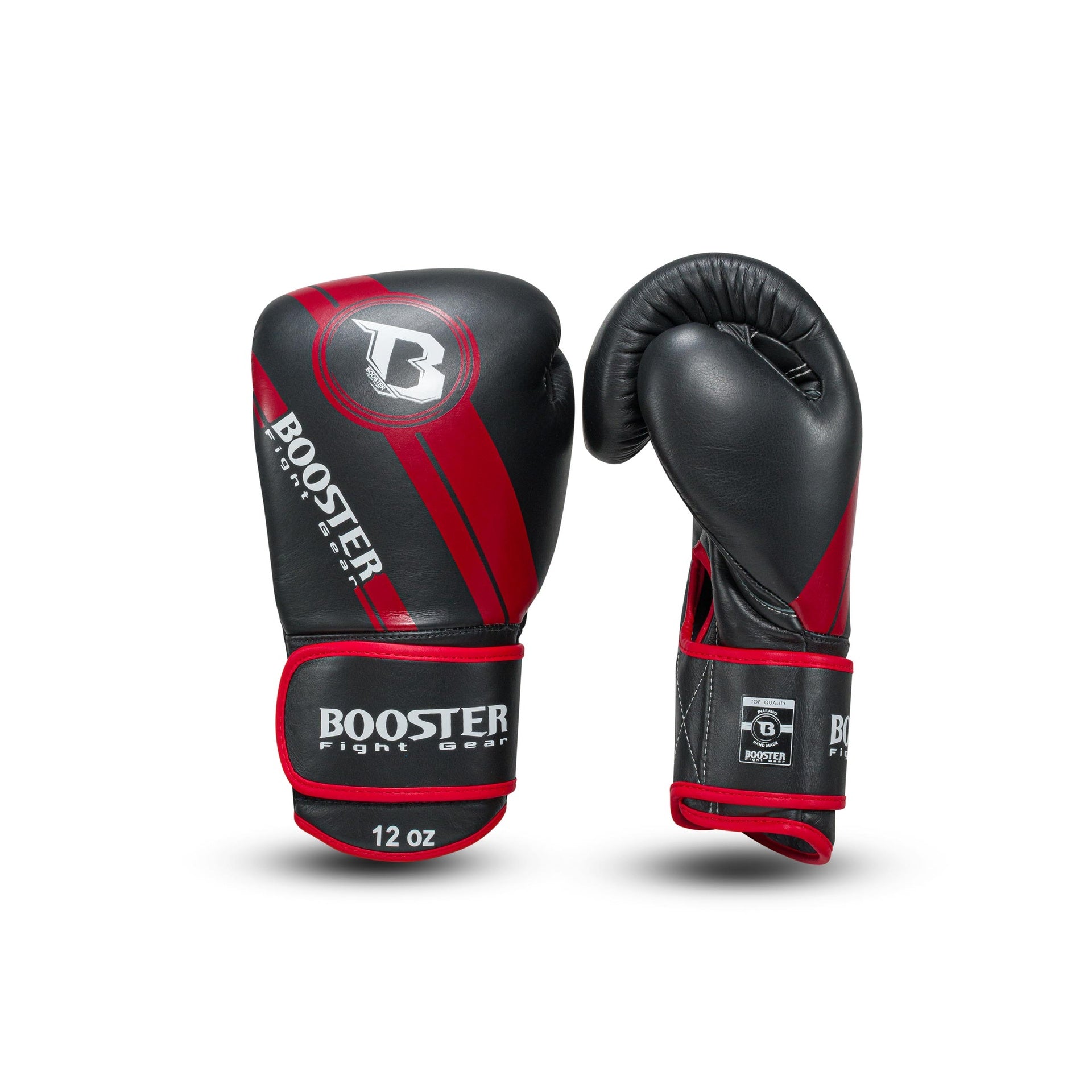 Booster BGL1 v3 bokshandschoenen — zwart/rood foil