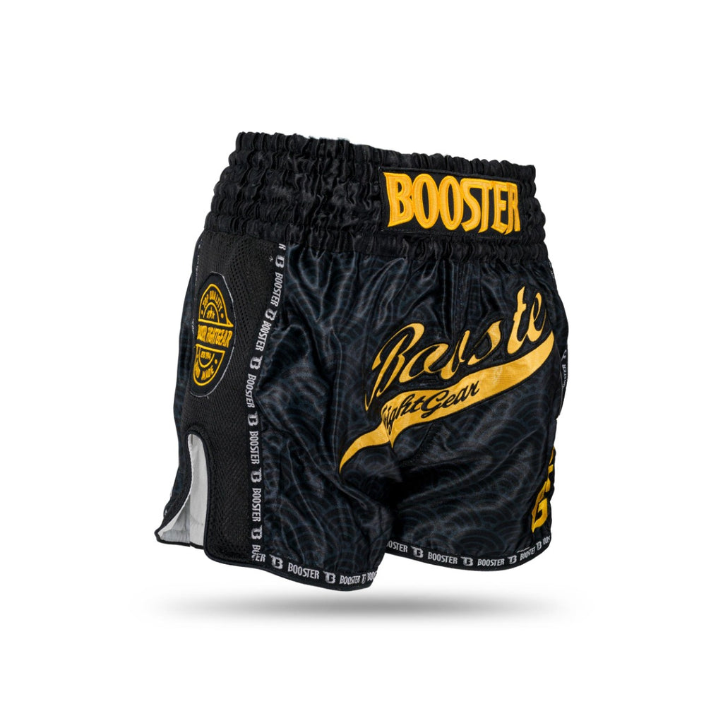 Booster TBT Slugger Wave Zwart/Goud Fightshorts