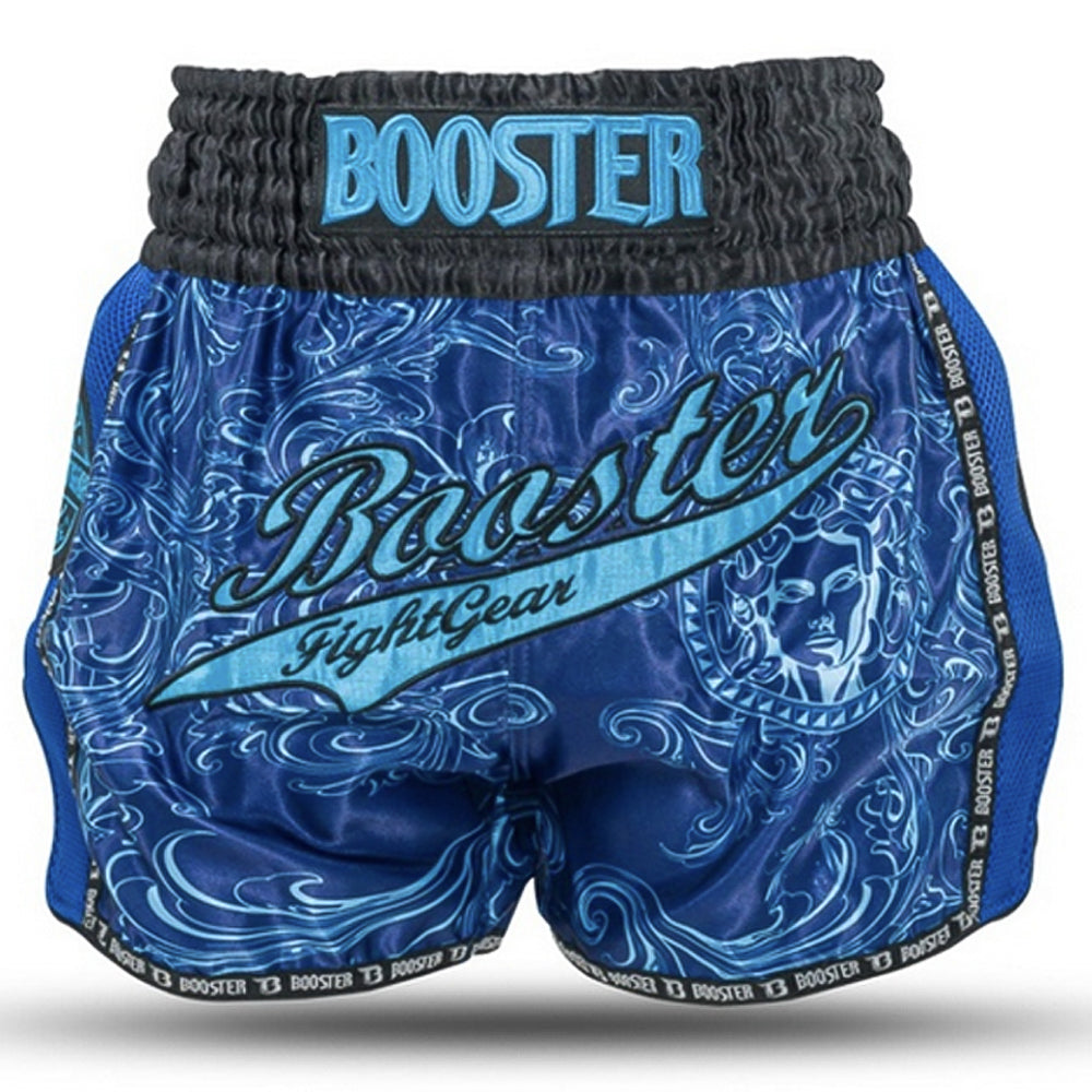Booster TBT Medusa Blauw Fightshorts
