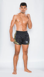 Booster Retro Hybrid BL Camo Groen Fightshorts