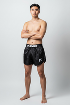 King Pro Boxing Classic Zwart Muay Thai Short