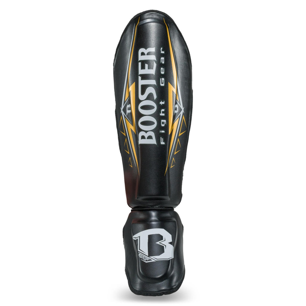 Booster War scheenbeschermers — zwart/goud