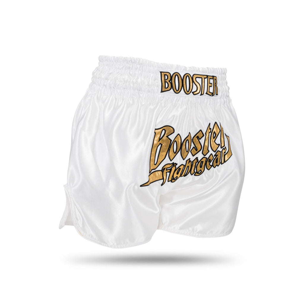 Booster TBT Thunder Wit/Goud Fightshorts