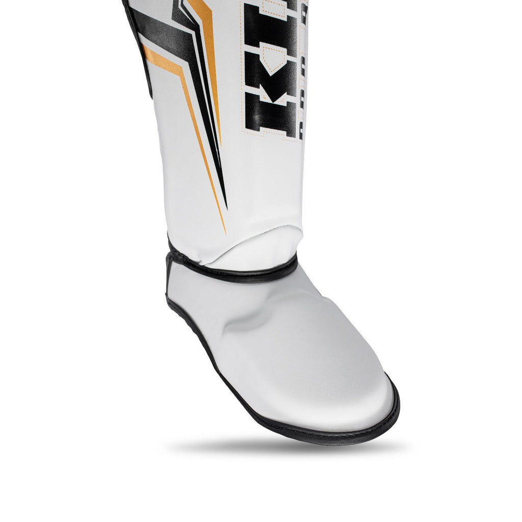 King Pro Boxing Thor scheenbeschermers — wit