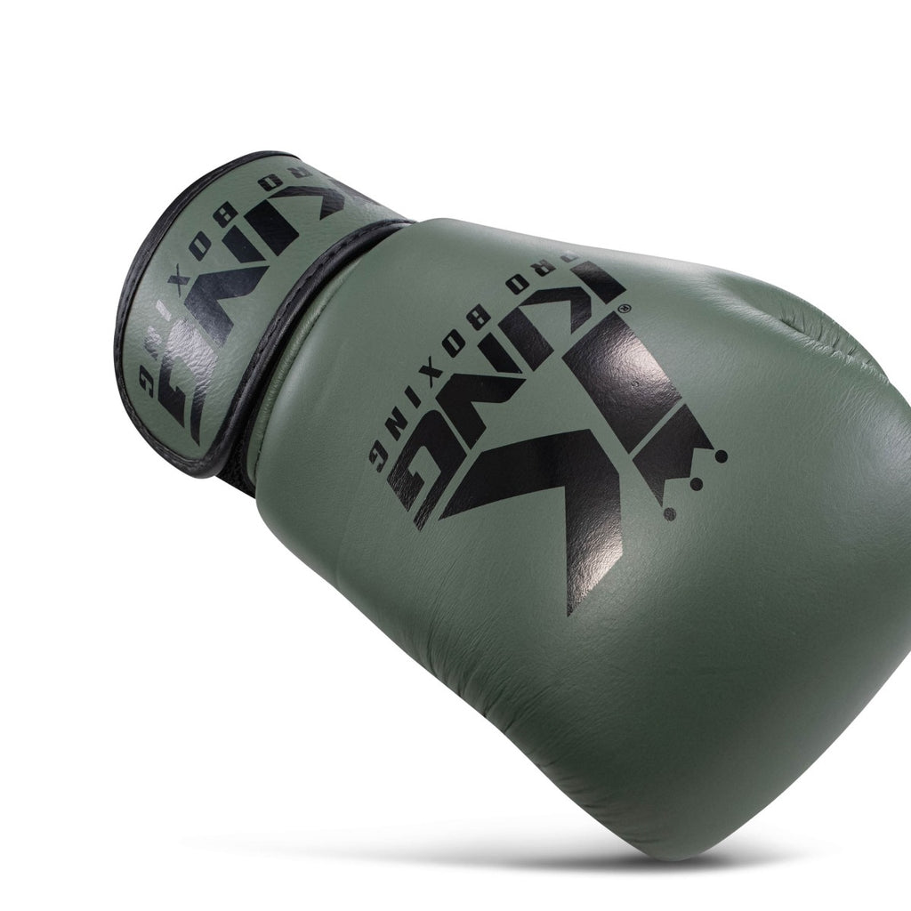 King Pro Boxing BGVL3 bokshandschoenen — military