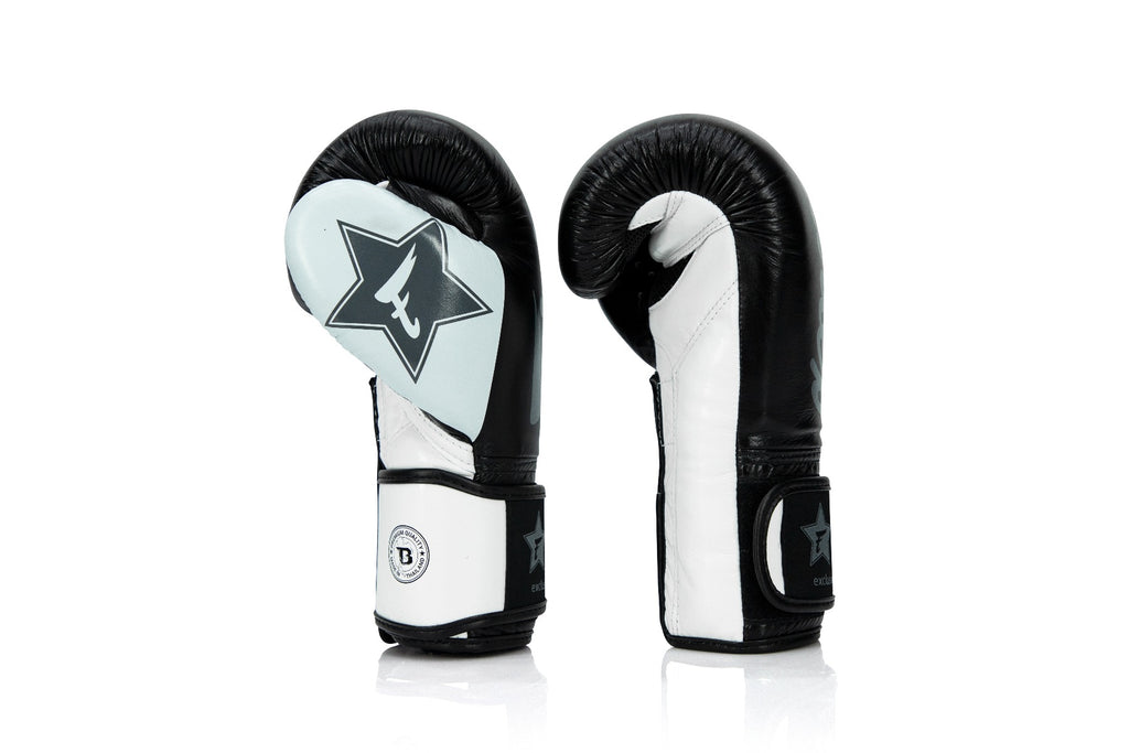 Fairtex x Booster v2 bokshandschoenen — zwart/wit