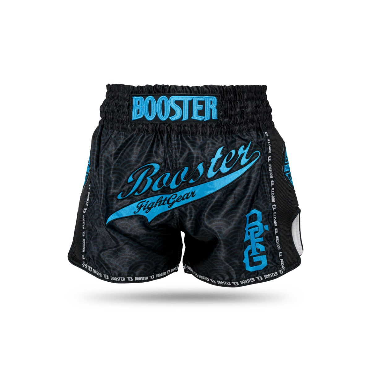 Booster TBT Slugger Wave Zwart/Blauw Fightshorts