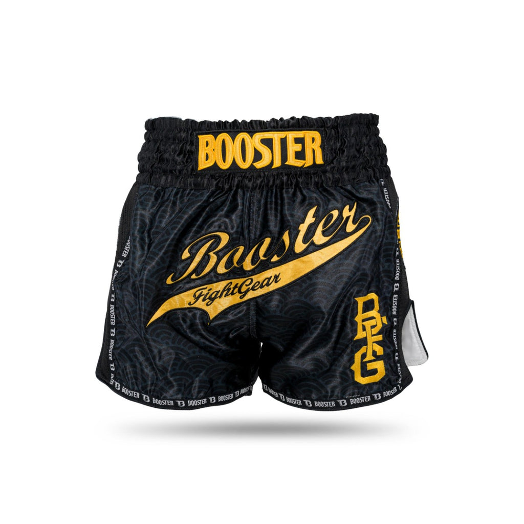 Booster TBT Slugger Wave Zwart/Goud Fightshorts