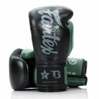 Fairtex x Booster v2 bokshandschoenen — zwart/groen/grijs