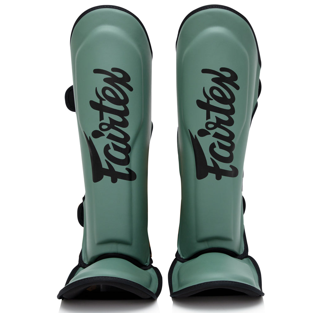Fairtex x Booster scheenbeschermers — groen