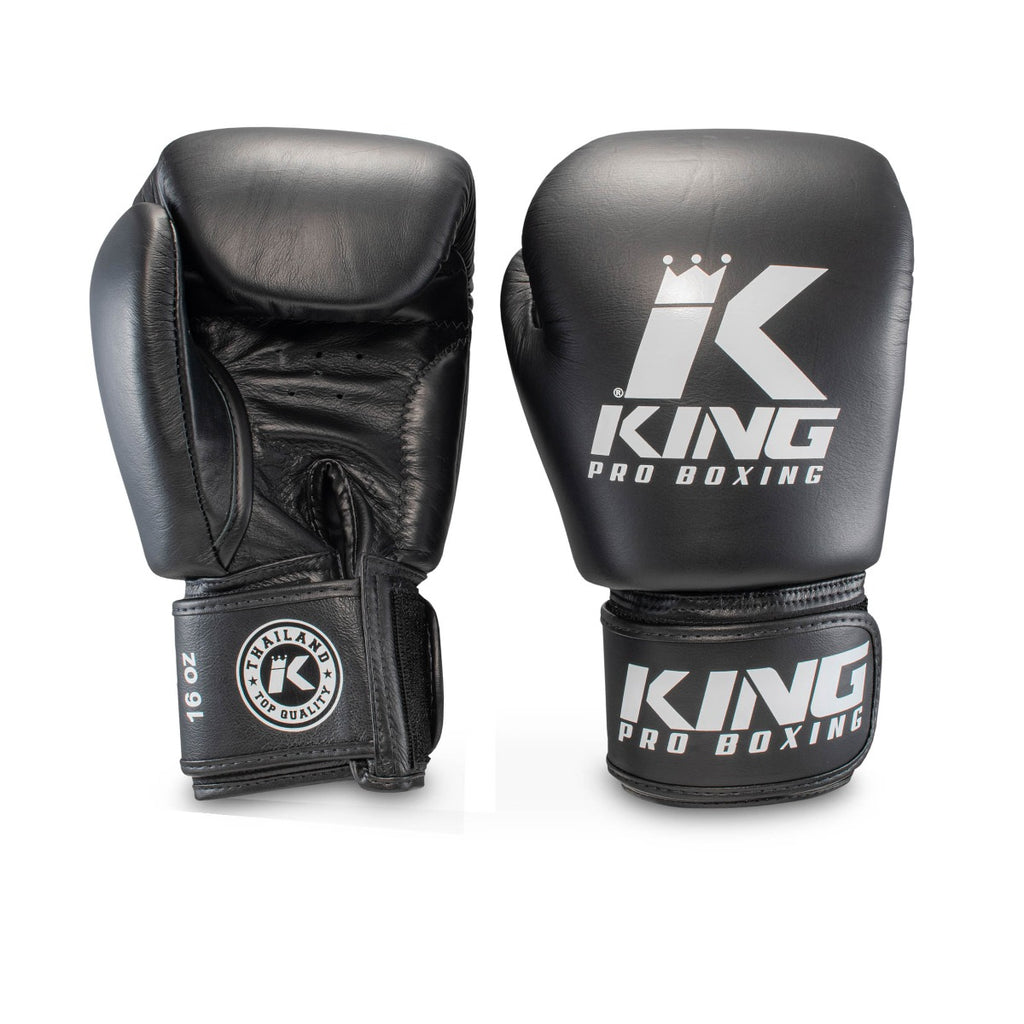 King Pro Boxing BGVL3 bokshandschoenen — zwart