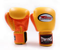 Twins BGVL3 2-tone bokshandschoenen — geel/oranje
