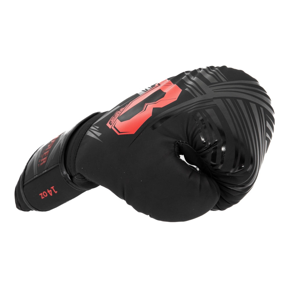 Booster Alpha bokshandschoenen — zwart/rood