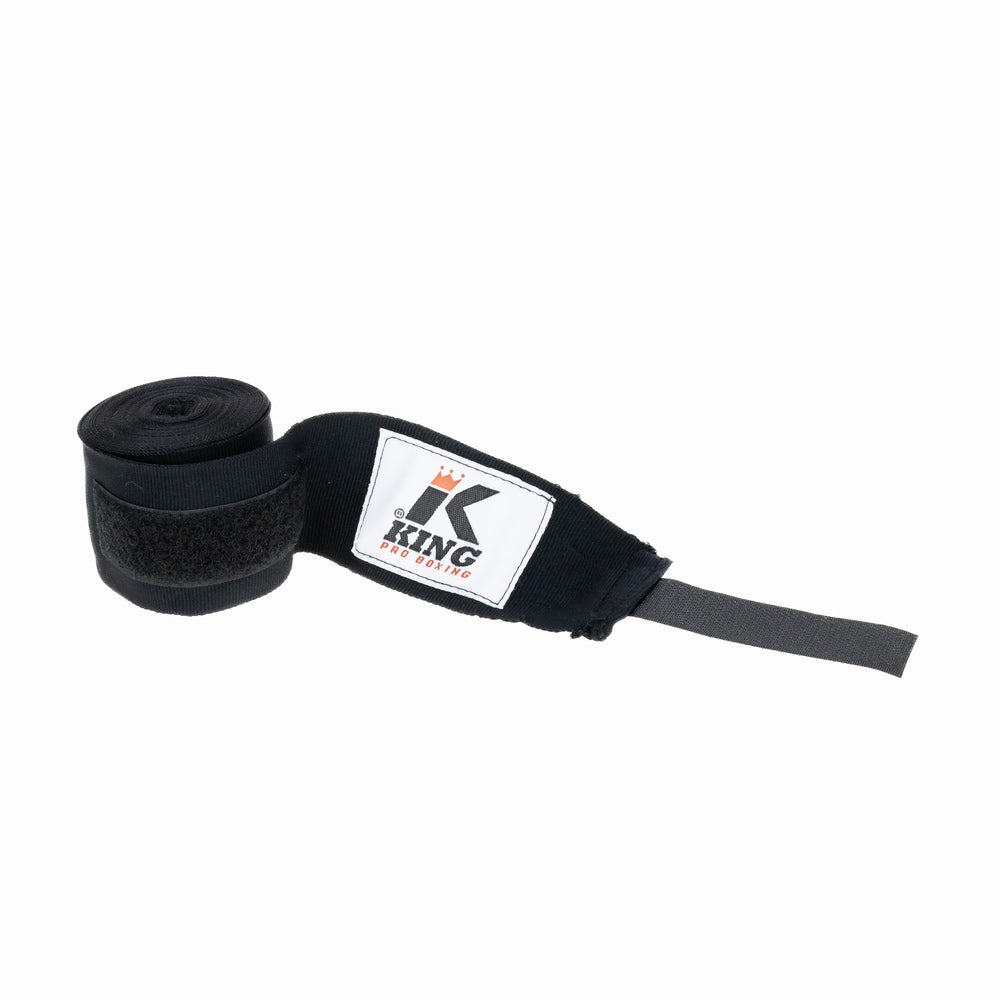 King Pro Boxing Bandages 200cm Zwart Junior